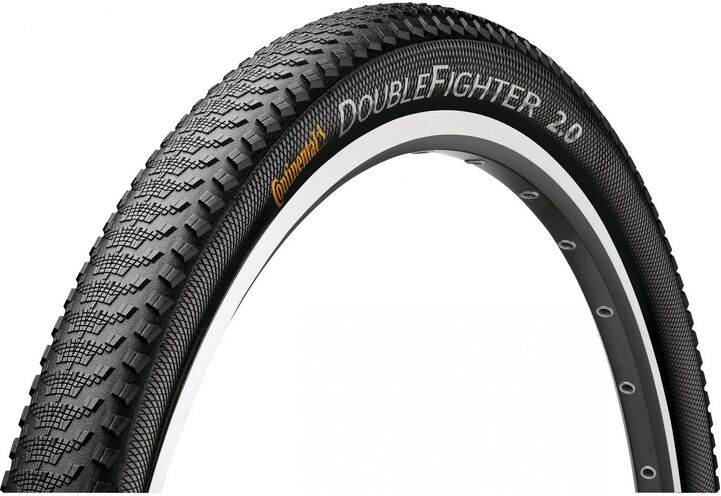 Pneu VTT Continental Double fighter 26x1.90" TR noir