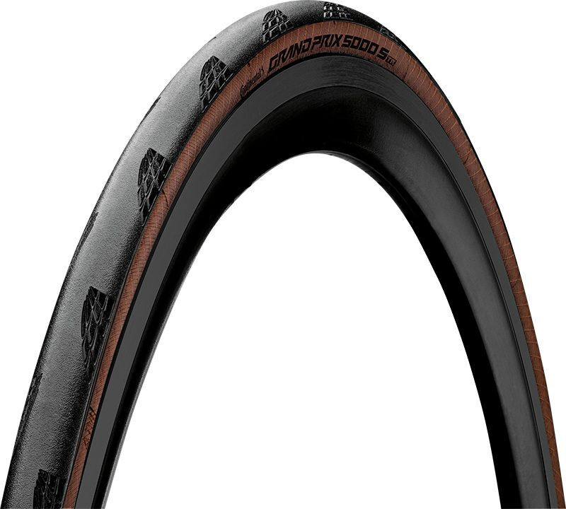 Continental Grand Prix 5000 S Tubeless Folding - Pneu vélo route Brown 25 mm