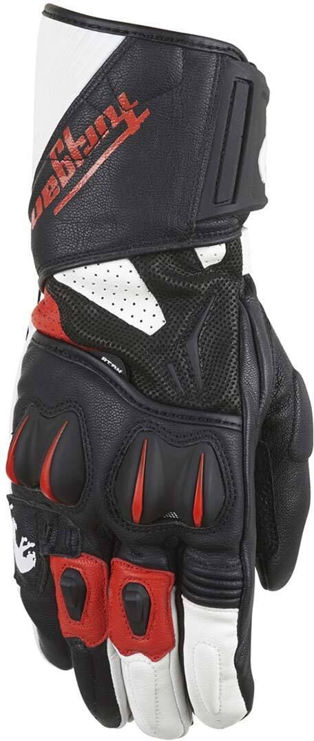 Furygan RG 18 Gants de moto Noir Blanc Rouge taille : 2XL