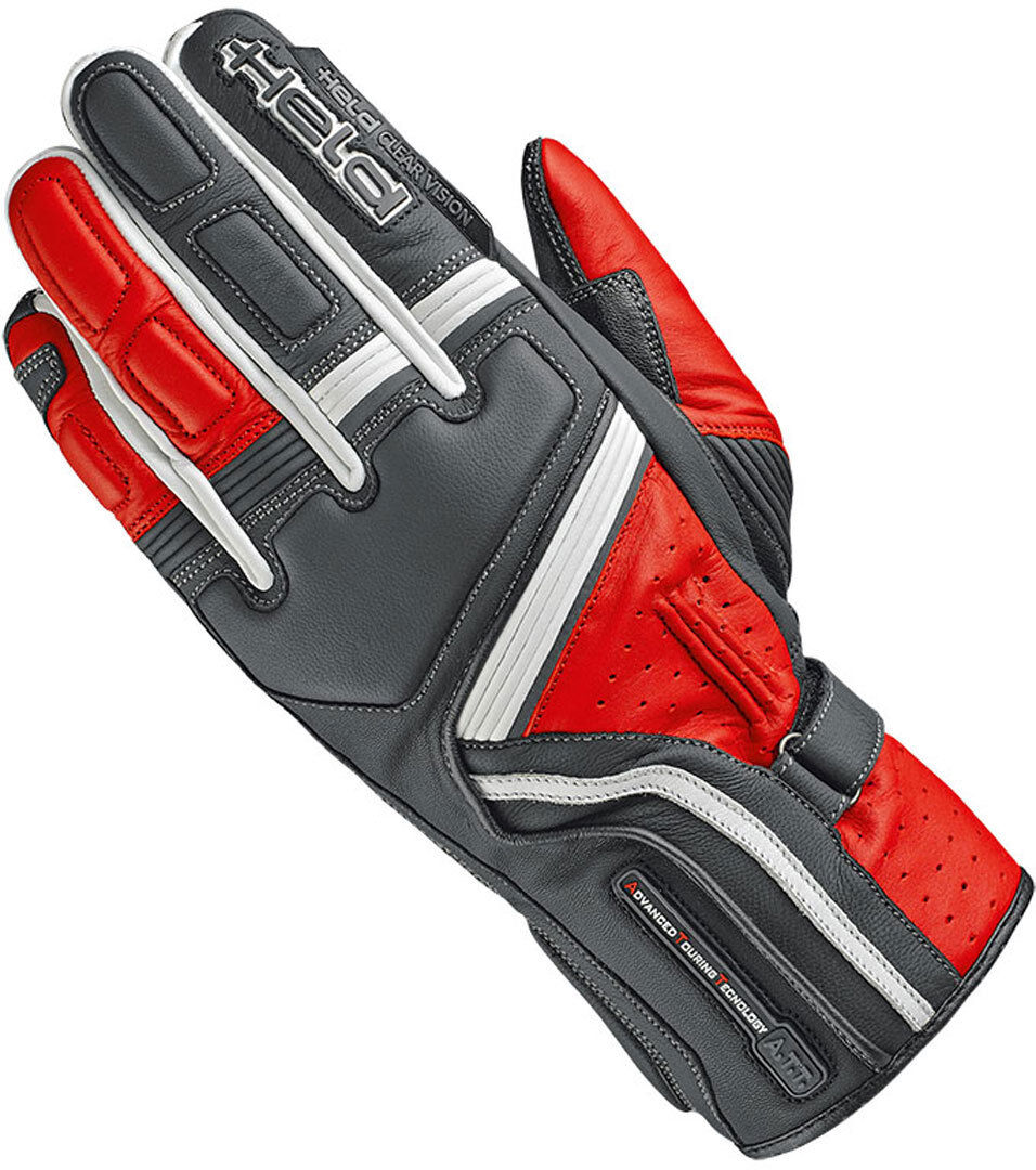 Held Travel 5 Gants de moto Noir Rouge taille : M L