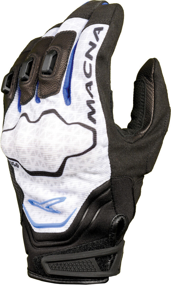 Macna Assault Gants Noir Blanc Bleu taille : L