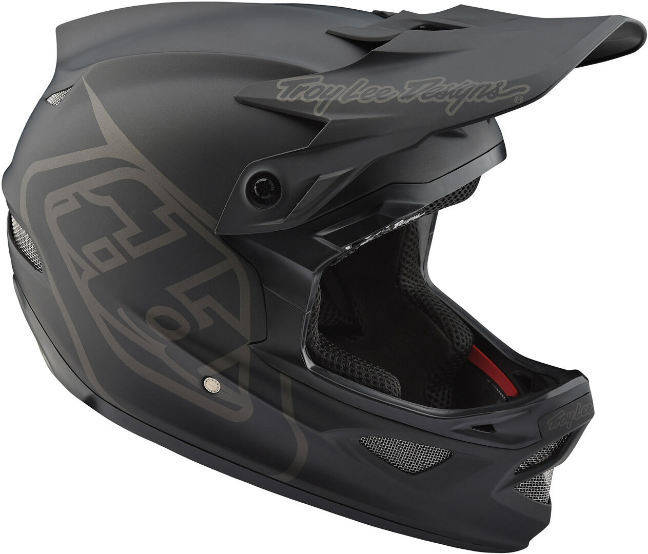 Troy Lee Designs D3 Mono Fiberlite Casque de vélo Noir taille : XL