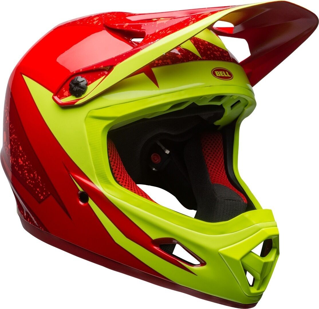 Bell Transfer-9 Downhill Casque Rouge Jaune taille : M