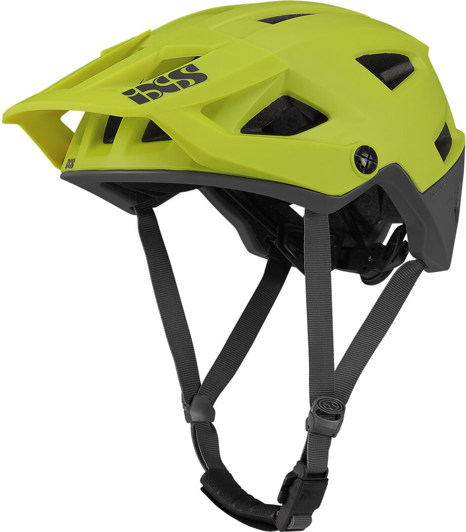 IXS Trigger AM Casque de bicyclette Noir Vert taille : M L