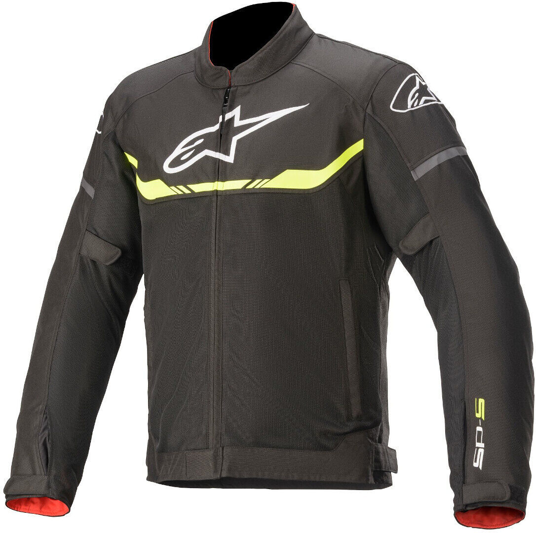 Alpinestars T-SPS Air Veste textile de moto Noir Jaune taille : M