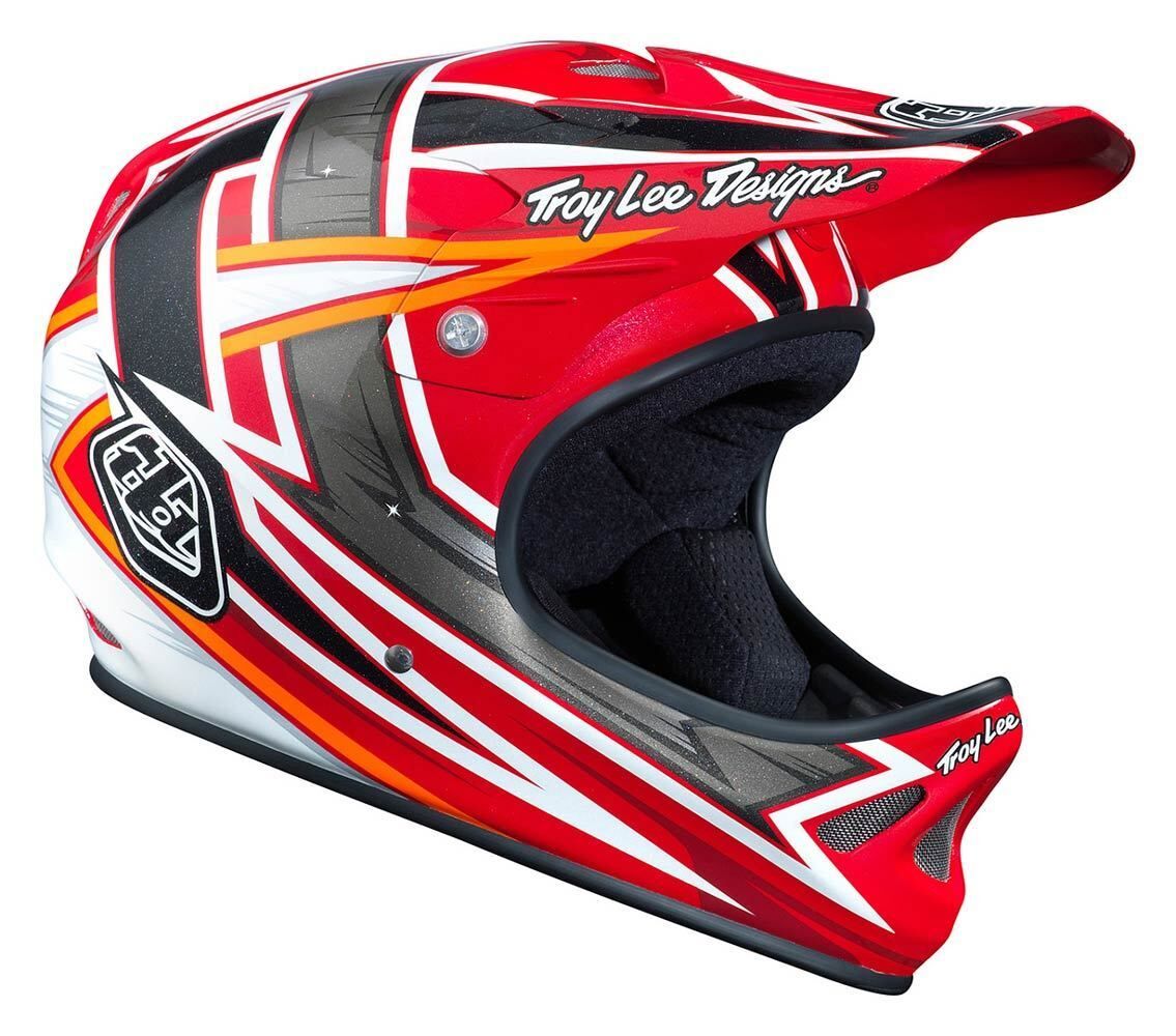 Lee Troy Lee Designs D2 Proven Composite Downhill Helmet  - Red