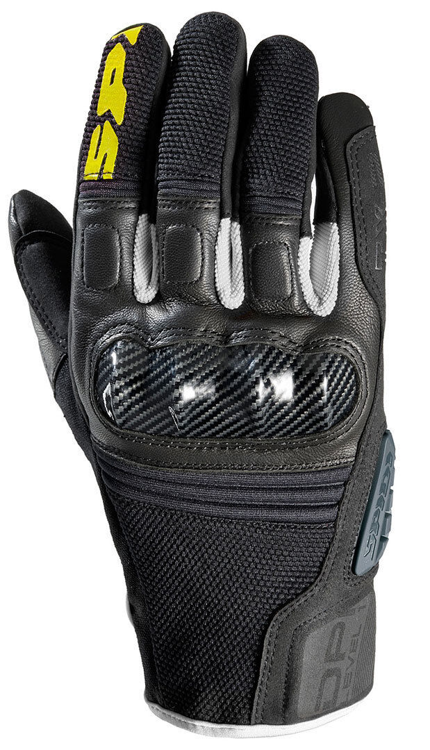 Spidi Tx-2 Gloves  - Black White Yellow