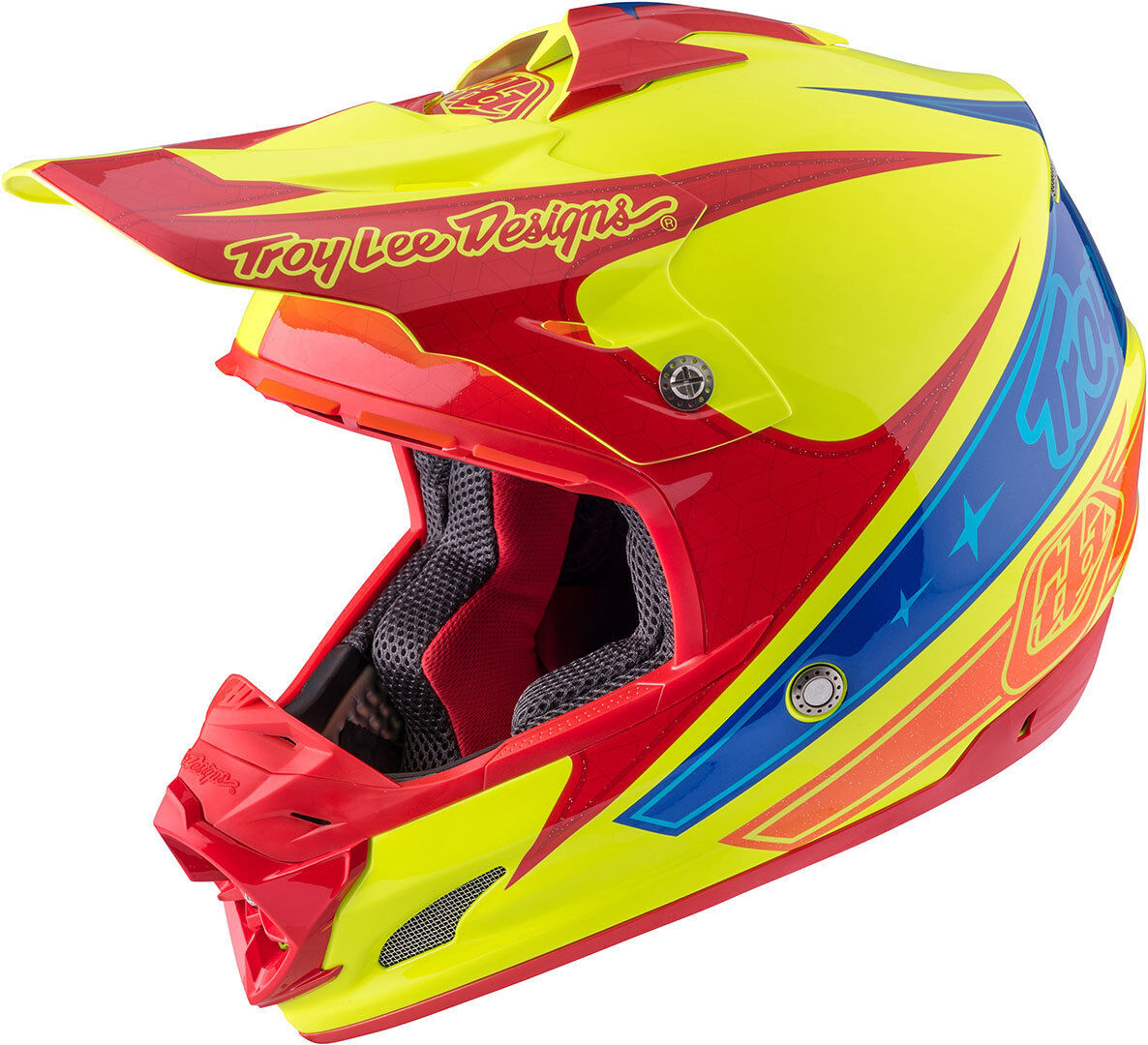 Lee Troy Lee Designs Se3 Corse 2 Motorcycle Cross Helmet  - Yellow