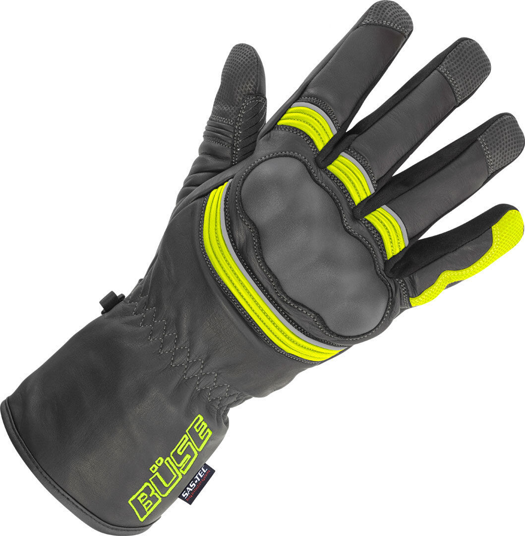 Büse St Match Gloves  - Black Yellow