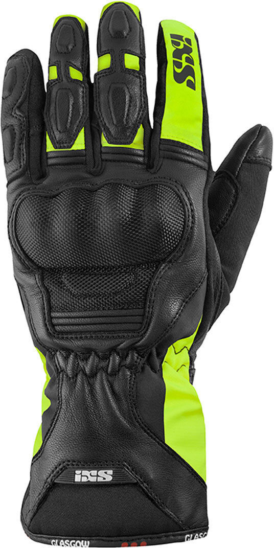 Ixs Glasgow Motorcycle Glove  - Black Yellow