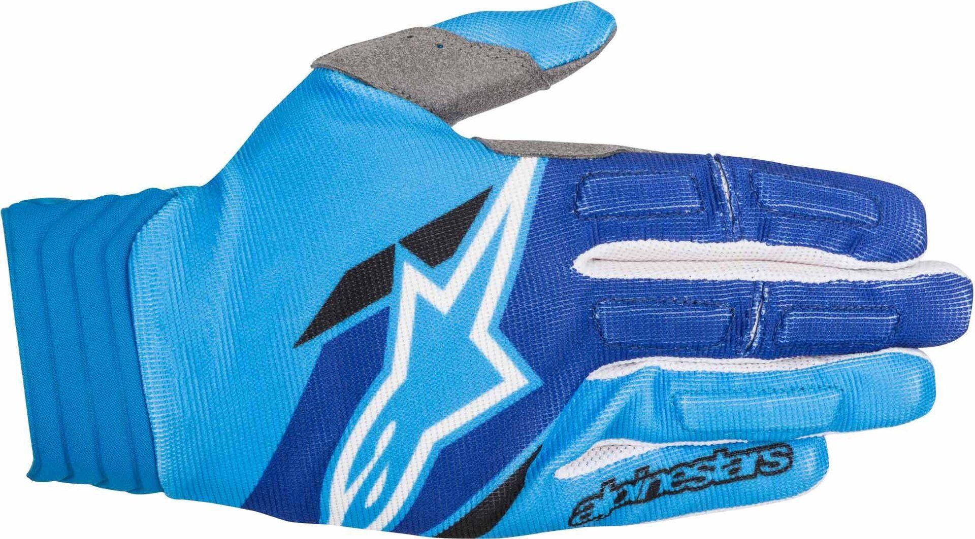 Alpinestars Aviator Gloves 2018  - White Blue