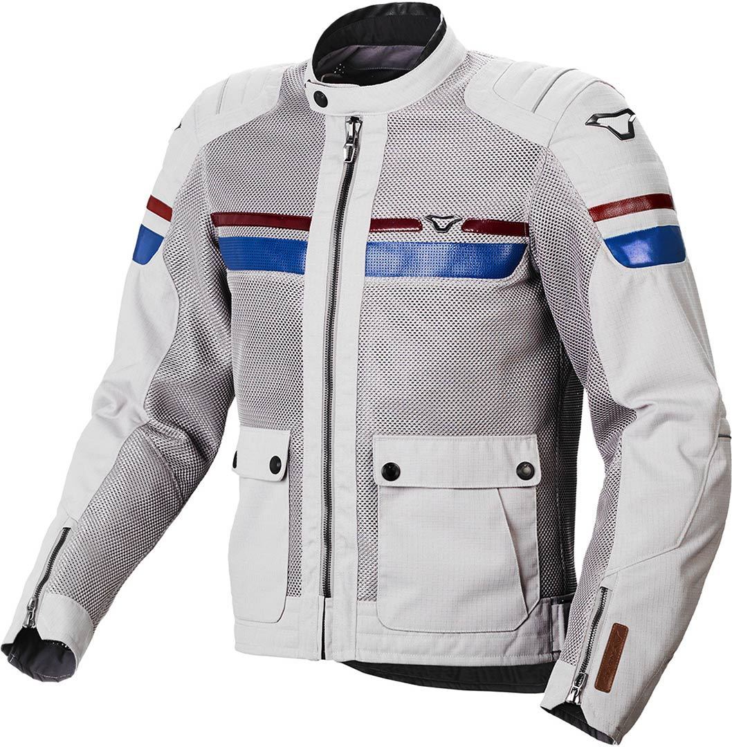 Macna Fluent Motorcycle Textile Jacket  - Grey