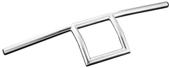 Highway Hawk Handlebar Square 1 Inch (25,4 Mm)  - Silver