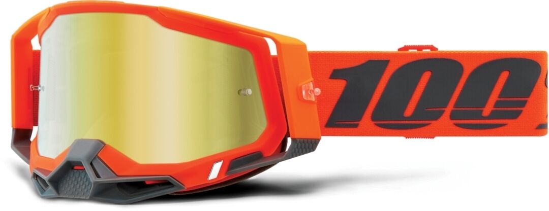 100% Racecraft Ii Kerv Motocross Goggles  - Grey Orange