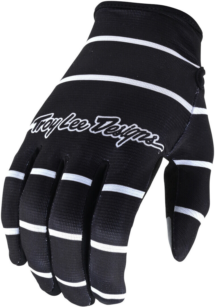 Lee Troy Lee Designs Flowline Stripe Bicycle Gloves  - Black White