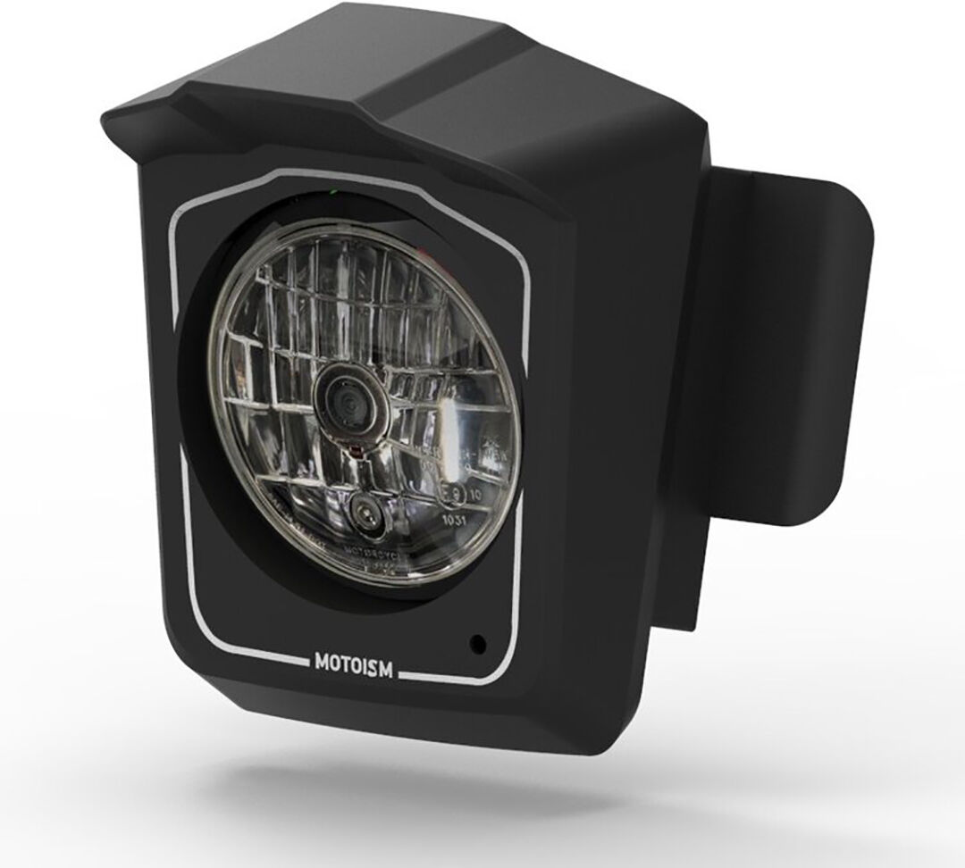 Motoism Headlight Controlpit Two Blank  - Black