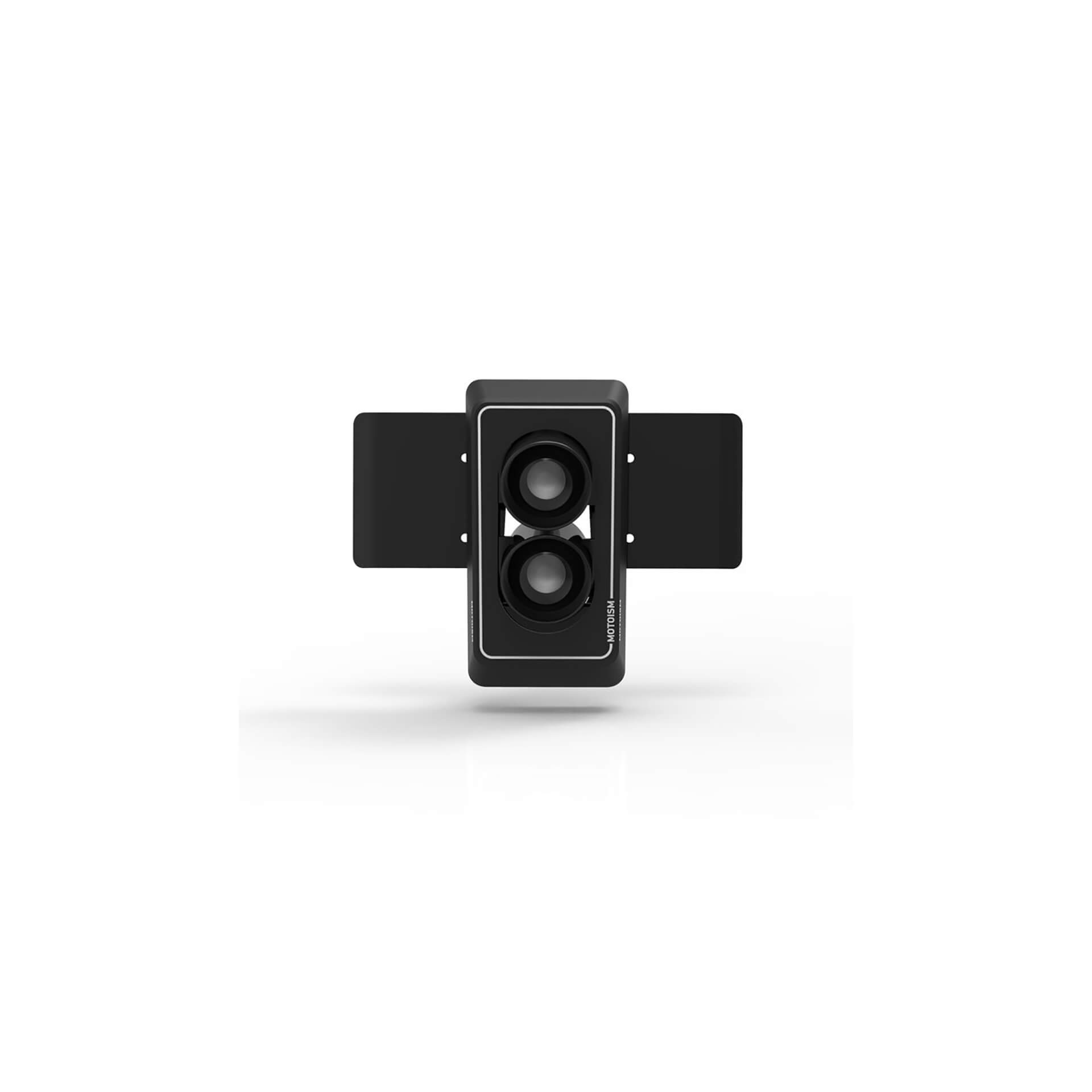 Motoism Headlight Controlpit One Evo Incl. Indicator Lights + Mo.Lock + Motoscope Mini  - Black