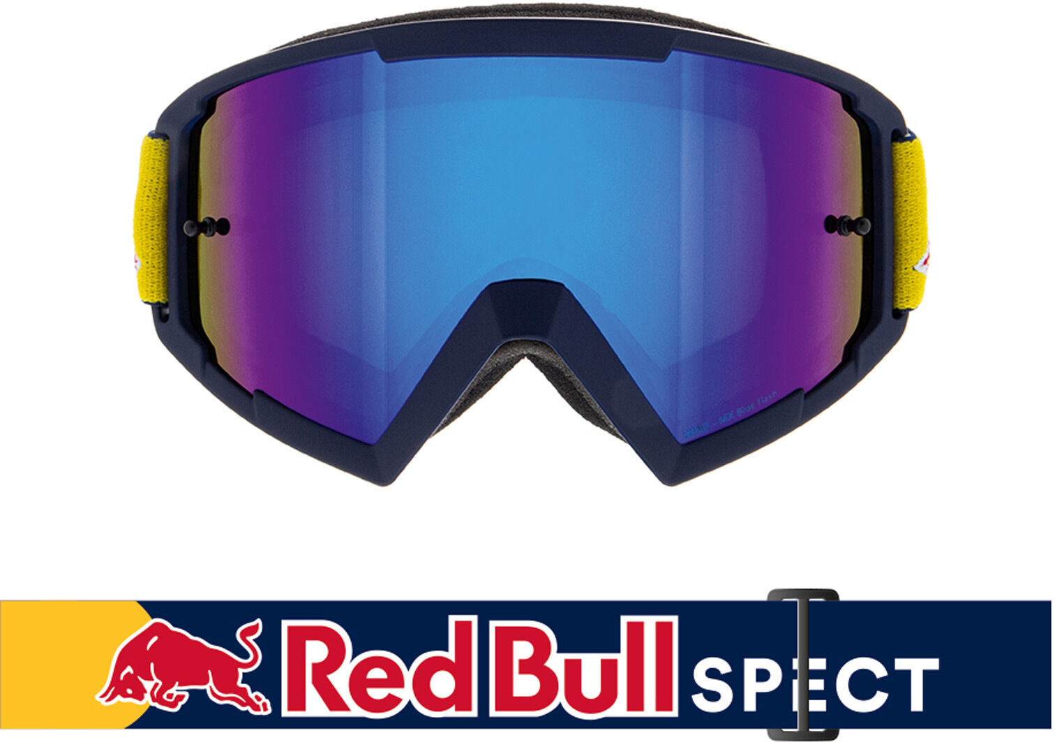 Red Bull Spect Eyewear Whip 001 Motocross Goggles  - Blue