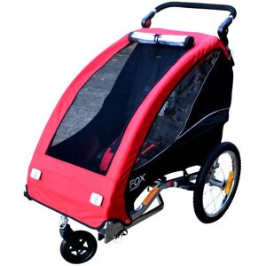 PapilioShop FOX - Rimorchio Bicicletta e Passeggino Per 1 Bambino (FOX13N)