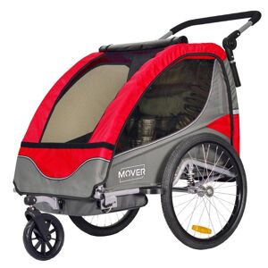 PapilioShop MOVER - Rimorchio Bici e Passeggino Per 1 o 2 Bambini (MVE13)