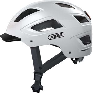 Casco Bici Abus Hyban 2.0 Urban Con Led Bianco Polar taglia M