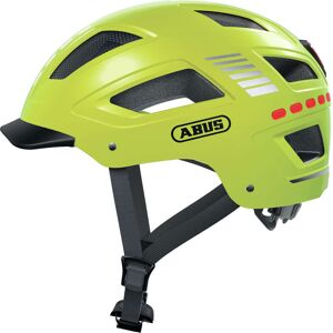 Casco Bici Abus Urban HYBAN 2.0 LED Signal Yellow taglia L