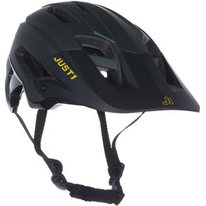 Casco Bici MTB eBike Just1 Air Lite Solid Army Verde Nero Op taglia XL