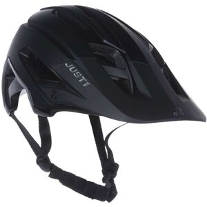 Casco Bici MTB eBike Just1 Air Lite Solid Nero Opaco Lucido taglia XS/