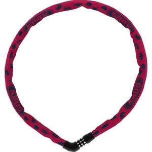 Catena Antifuro Bici Abus STEEL-O-CHAIN 4804C/75 Rosa Symbol taglia un