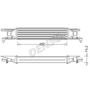 Denso Intercooler DIT01007