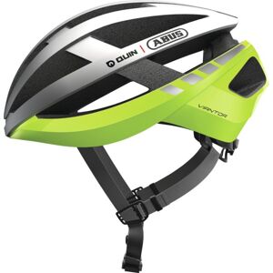 Abus Viantor Quin - casco bici da corsa Grey/Yellow L