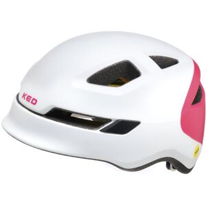 KED Pop - casco bici - bambino White/Pink M (52-56 cm)