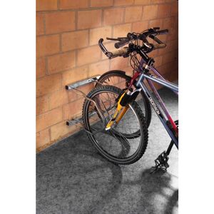 MOTTEZ Supporto bicicletta da pavimento per 2 posti L 46.5 x H 39 cm