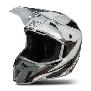 KLIM Casco Cross  F3 Carbon Bianco Fulmine