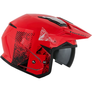 Hebo Casco Trial  Zone 5 H Type Rosso