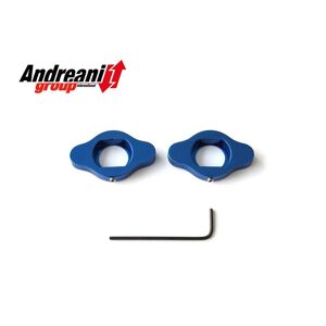 Andreani Coppia Tappi Regolazione Precarico Ghiere Forcella Fresata 17mm