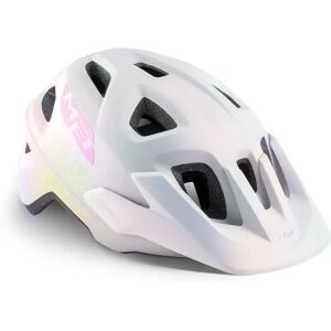 Casco MET Eldar bianco iridescente texture opaco 3HM117 LW1