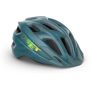 Casco MET Crackerjack blu petrolio opaco 3HM147 BL1