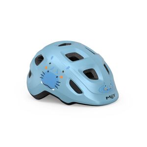 Casco MET Hooray azzurro ippopotamo lucido 3HM144 BH1