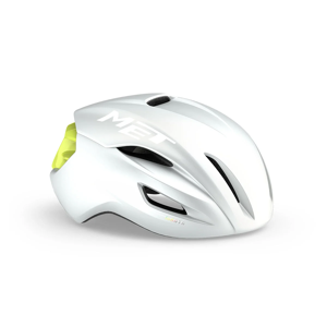 Casco bici MET Manta mips undyed bianco lime opaco 3HM133 WH1