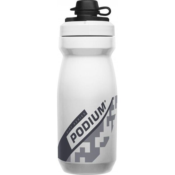 camelbak podium chill dirt series 620 ml - borraccia white