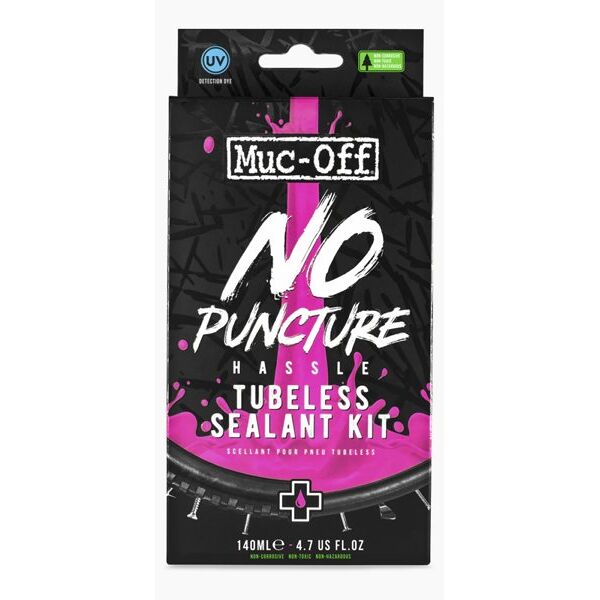 muc-off no puncture hassle - lattice tubeless black/pink 140 ml