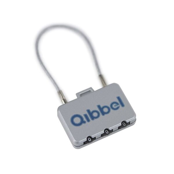 qibbel air lock - lucchetto a combinazione grey