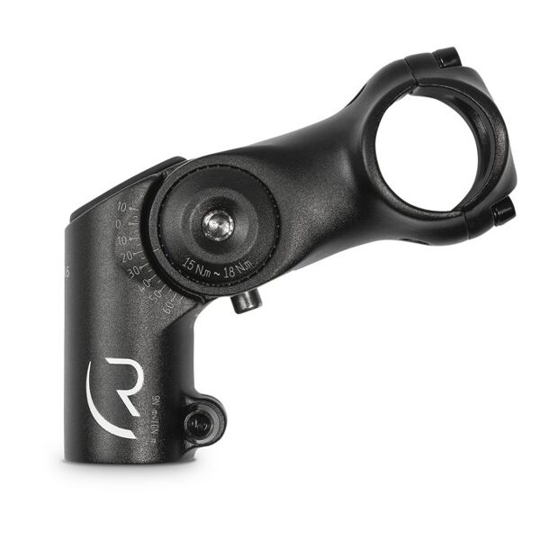 rfr attacco manubrio regolabile rialzato mtb black