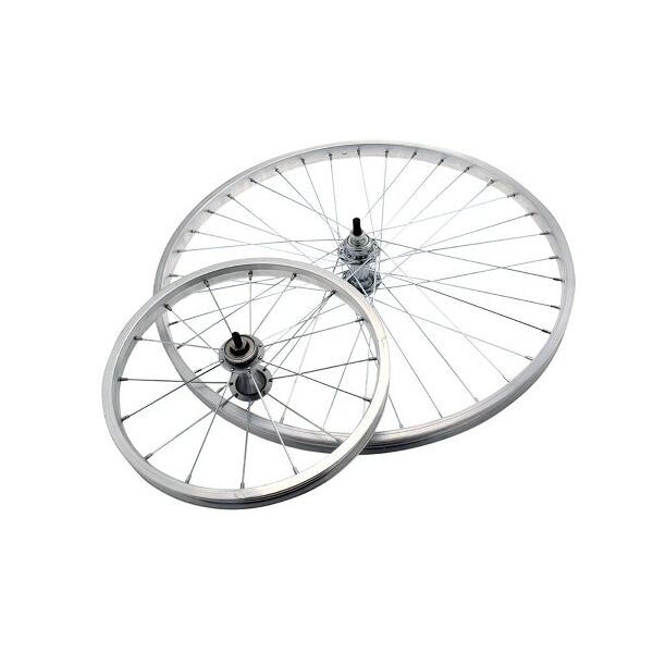 rms ruota posteriore da 28'' con bloccaggio - ricambi bici silver