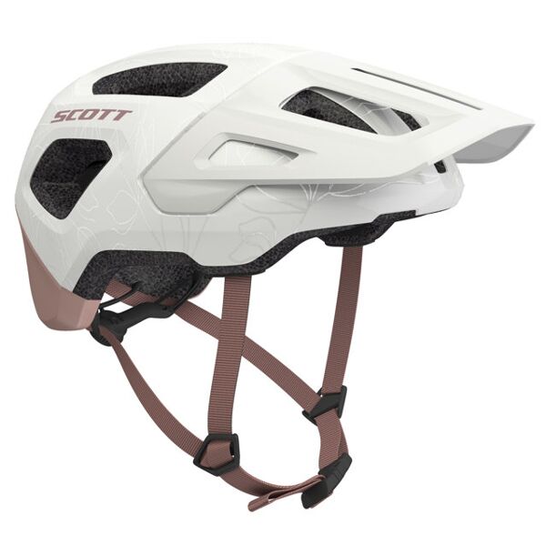 scott argo plus junior (ce) - casco mtb - bambini white/light pink xs/s