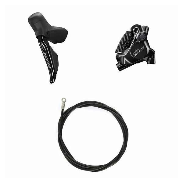 shimano st-r7170 + br-r7170 - impianto freno anteriore black