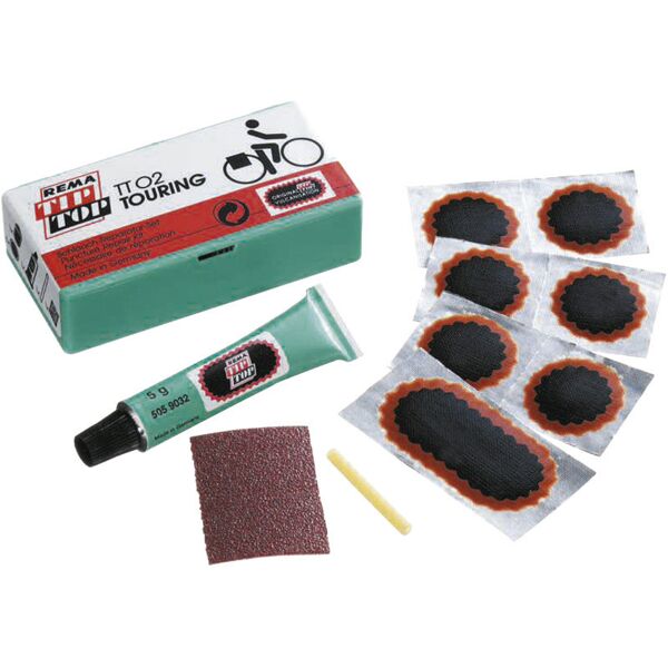 tip top tt 02 - kit di riparazione bici white/green