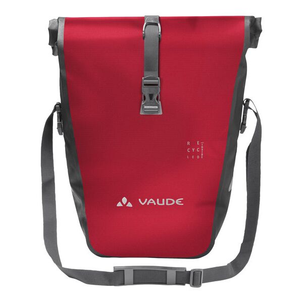 vaude aqua back - borsa bici posteriore (paio) dark red