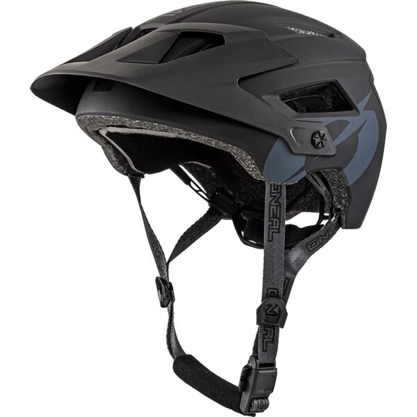 oneal defender 2.0 solid casco da bicicletta nero s m